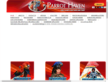 Tablet Screenshot of parrotclubs.com